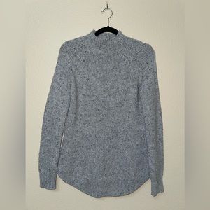 CYNTHIA ROWLEY - GRAY WOOL TUNIC SWEATER (S)